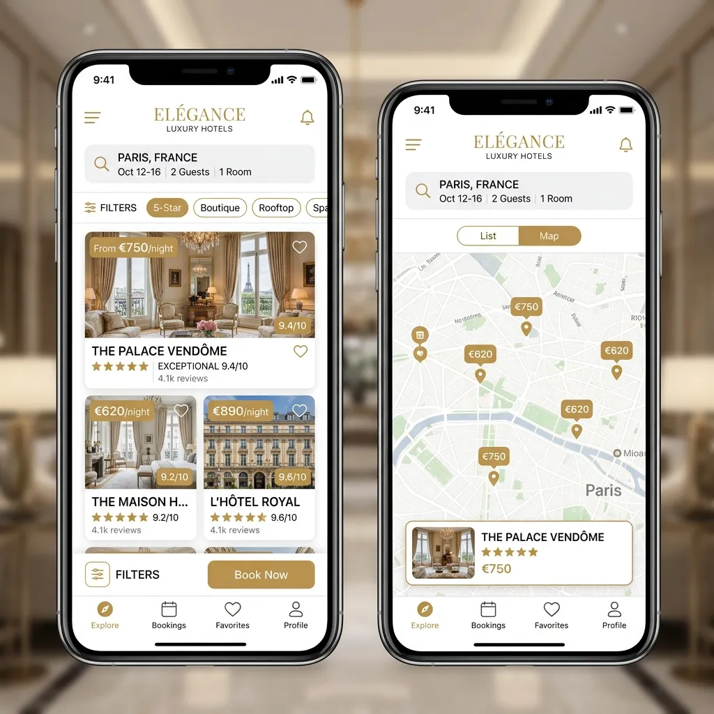 Search and discovery screens