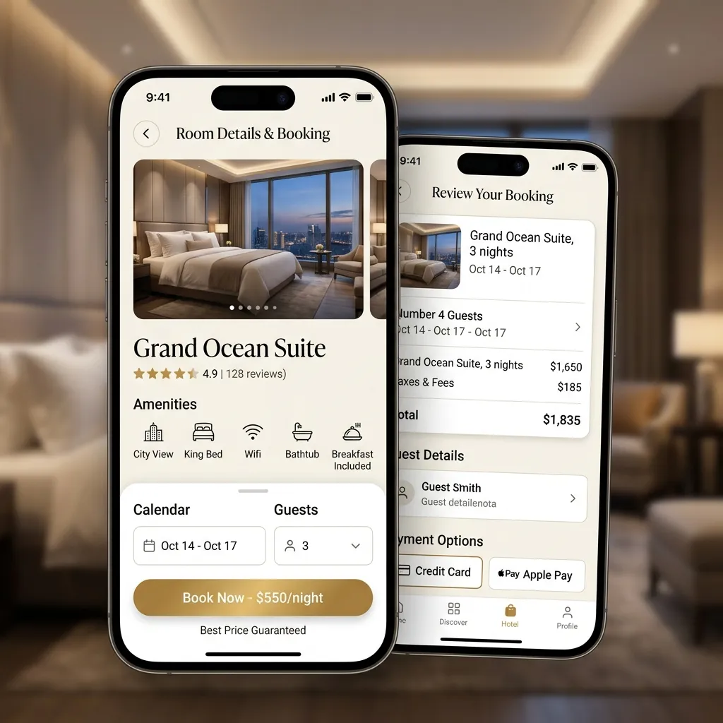 LuxStay — Hotel Booking App